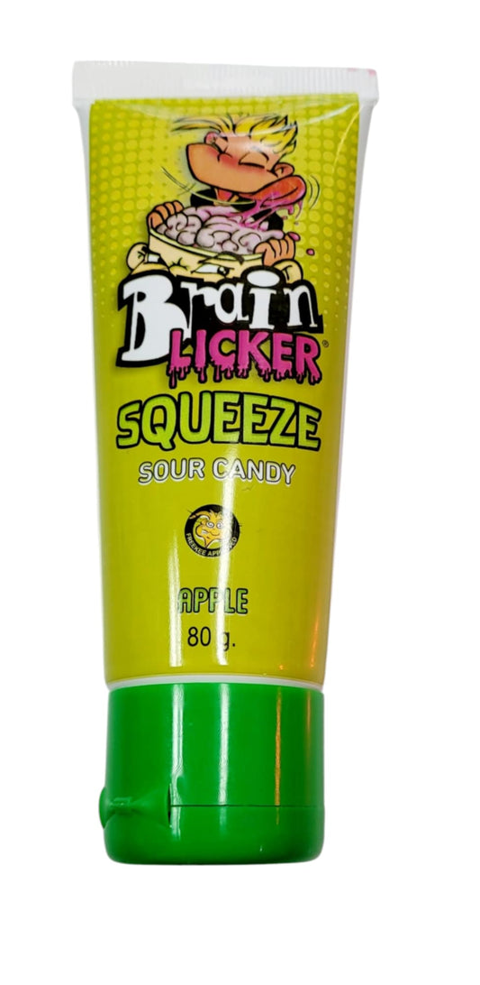 Brain Licker Gel Pomme Vertes Sour 80g UK