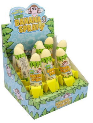 Crazy Candy Factory Sour Banana Spray 50ml (UK)