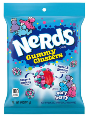 Nerds Cluster Very Berry 142g