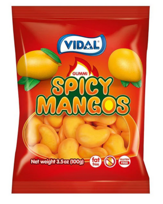 Vidal Spicy Filled Mango Gummi  100gr