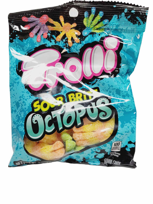 Trolli Sour Brite Octopus Peg Bag 4.25oz