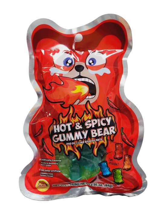 Pocas Hot & Spicy Gummy Bear 70g