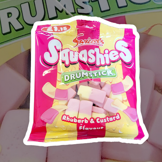Squashies Rhubarb & Custard 120g