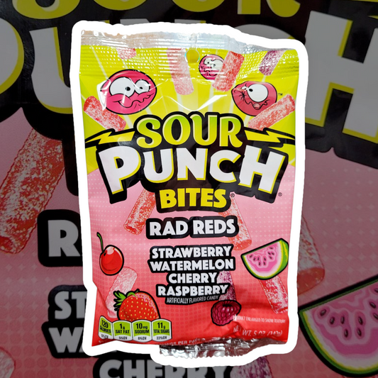 Sour Punch Bites Rad Reds 142g