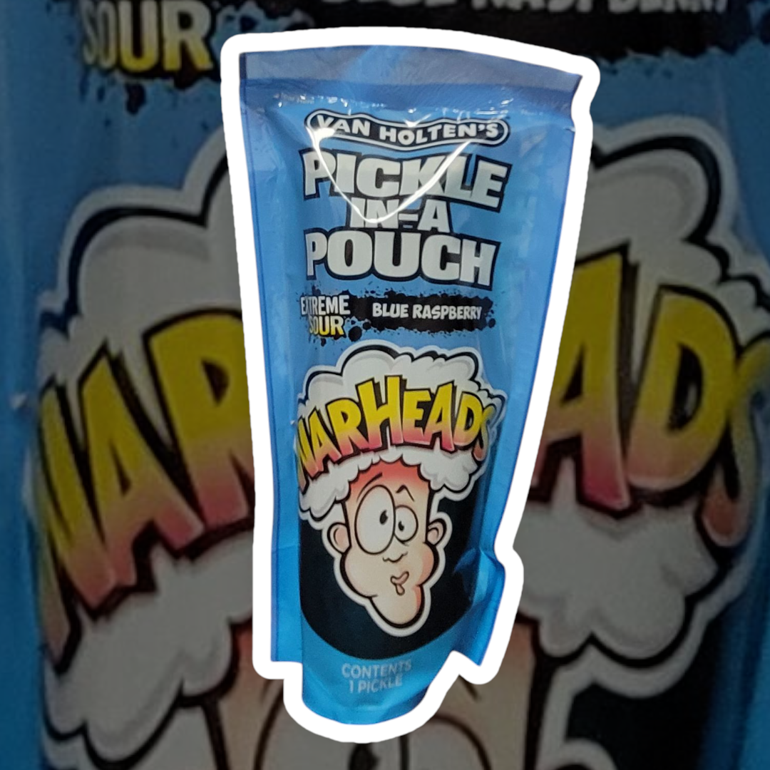Van Holten Warheads Extreme Sour Blue Raspberry Pickle