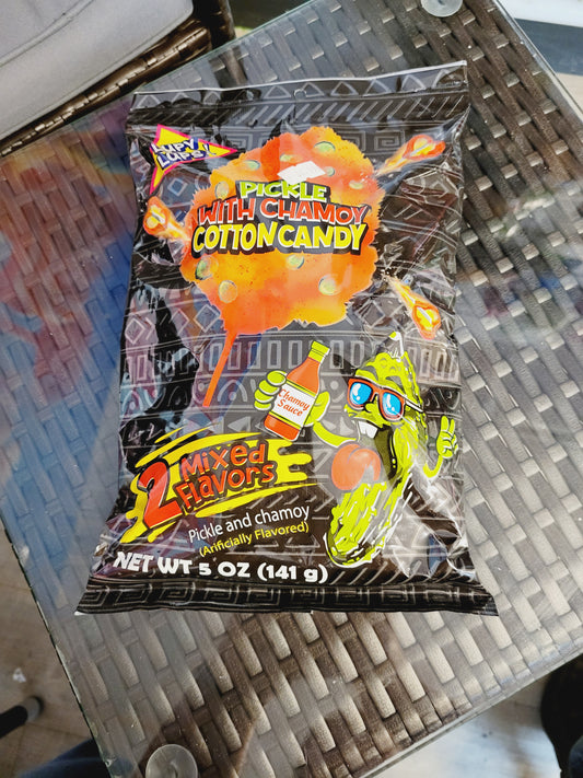 Pickle with chamoy cotton candy 141g