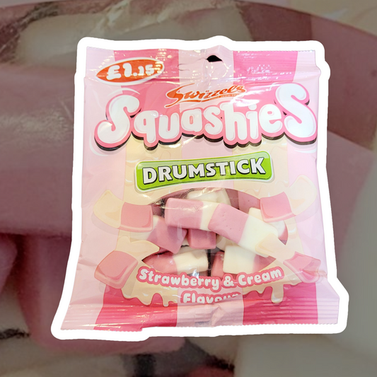 Squashies Drumstick Fraise Et Creme 120g