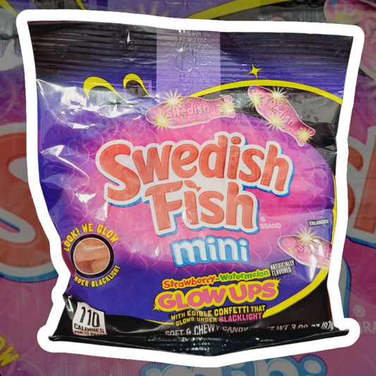 Swedish Fish Mini Strawberry-Watermelon Glows 87g