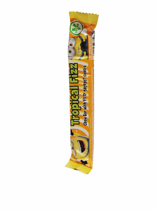 UK - Swizzels Minions Tropical Fizz Chew Bar 18g