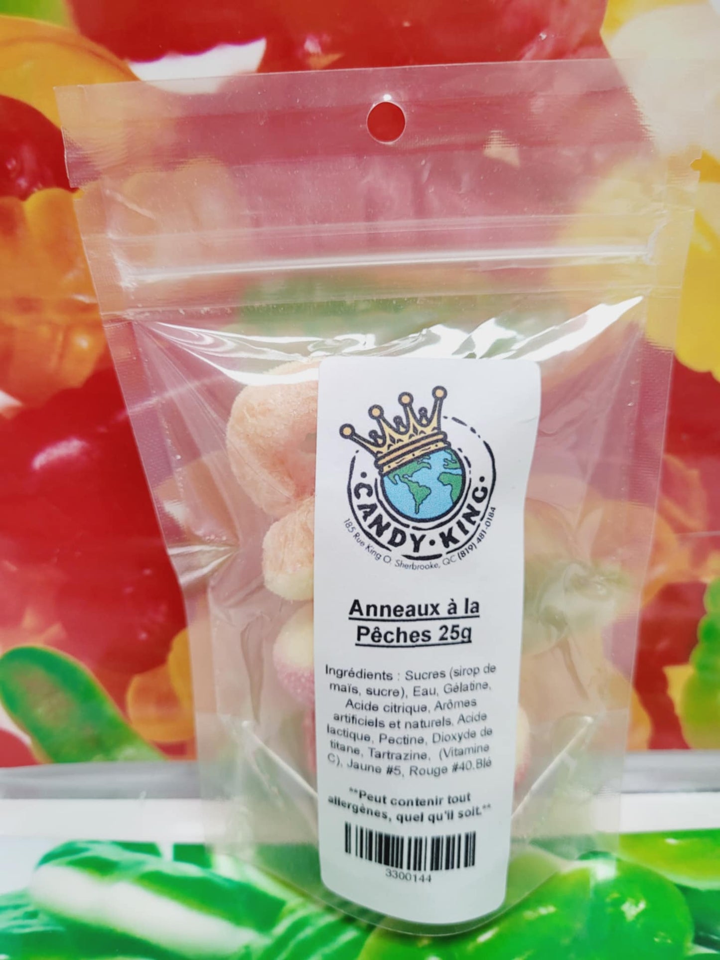 Lyophilisé Anneaux Pêches Freeze Dried 25g