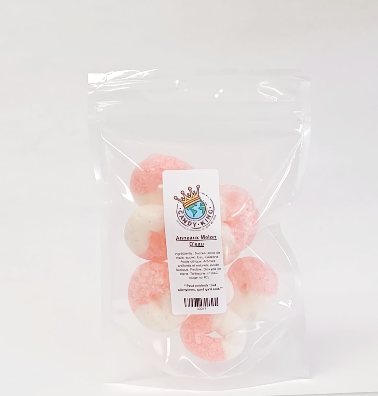 Lyophilisé Anneaux Melon D'eau Freeze Dried Petit (approx 50g)