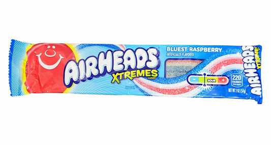 Airheads Xtremes Belts Bluest Raspberry 57g