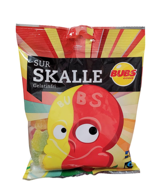 Bubs Goody-Sweden Candy-Sour Skalle 90g