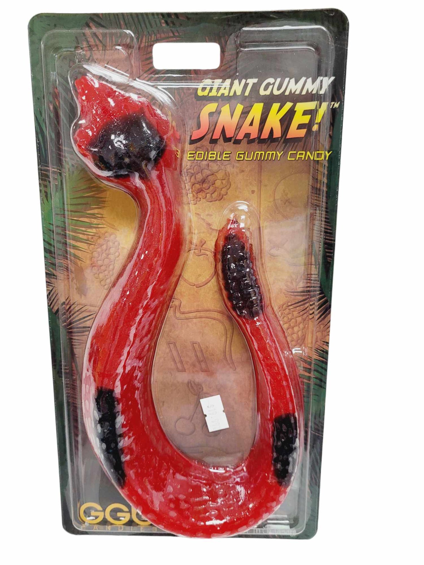 Giant Gummy Snake Assorted Flavors 454g GGB