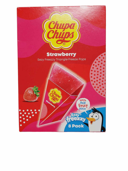 Chupa Chups Strawberry Triangles (8 x 62ml) UK