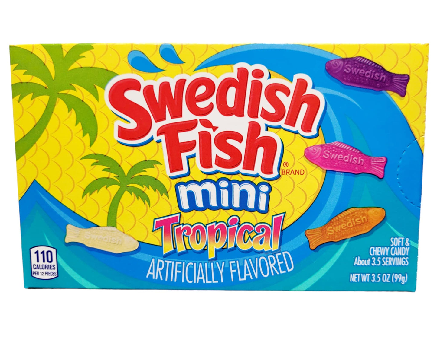 Swedish Fish Tropical Mini Theater box 3.5oz