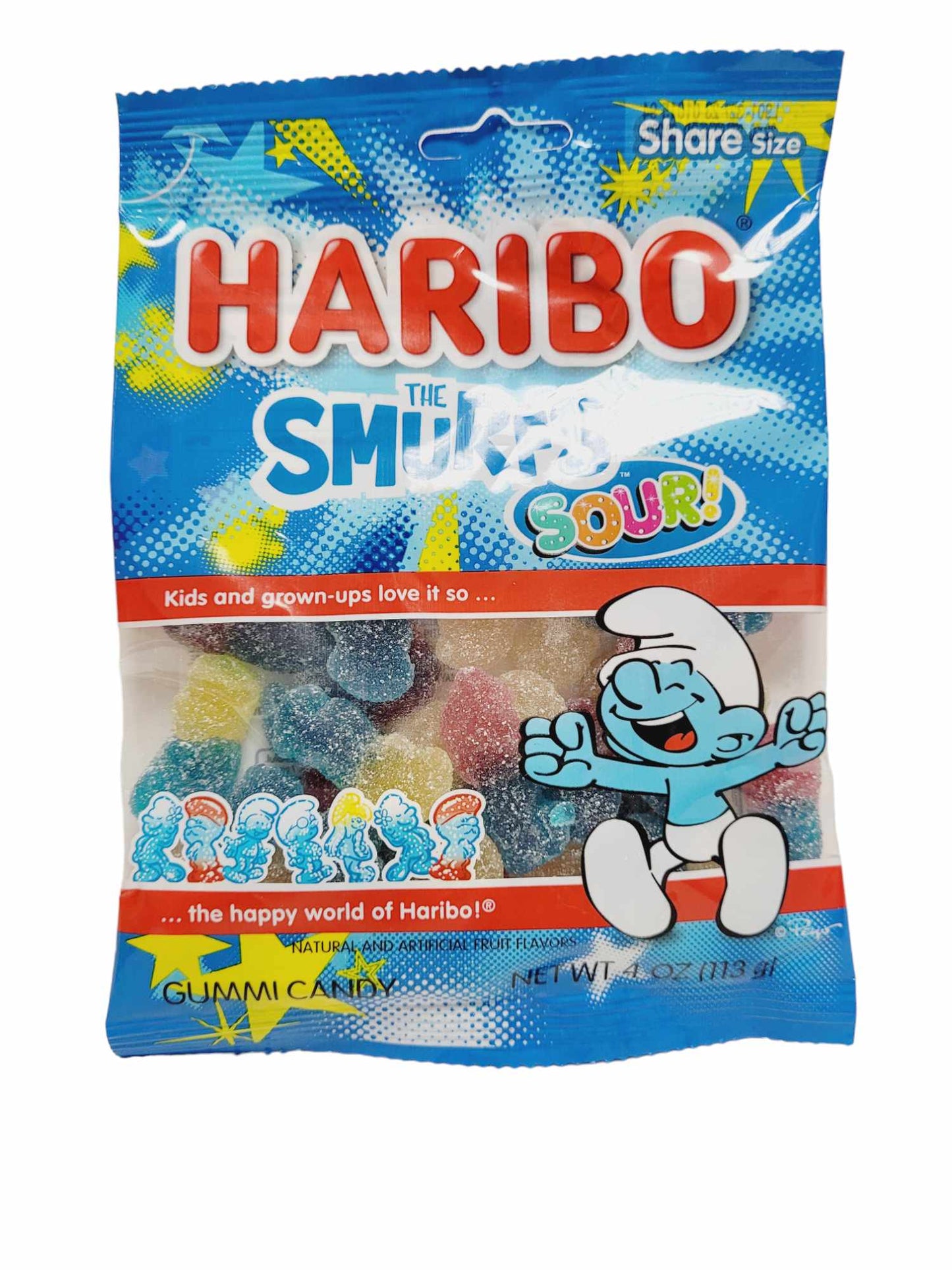 Haribo Smurfs - Sour 113g