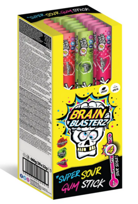 Brain Blasterz Super sour Gum Stick 22g