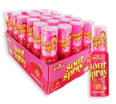 Dee Best Sour Spray Strawberry 0.85oz