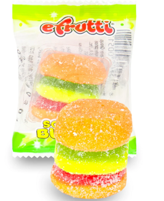 Efrutti Sour Burger Mini 9g