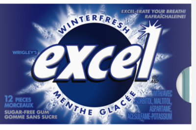 Excel Menthe Glaçée 12mcx