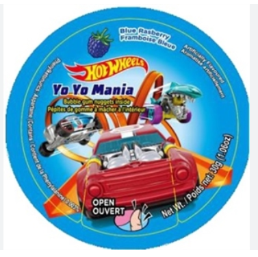 Exclusive Brands Barbie & Hot Wheels Yo-Yo Mania Filled Gum 30g