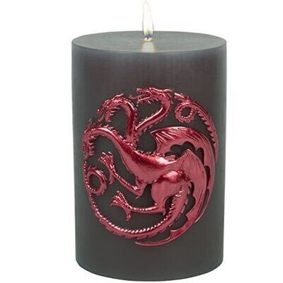 Game of Thrones House Sigil 6" Sculpted Candle - House Targaryen