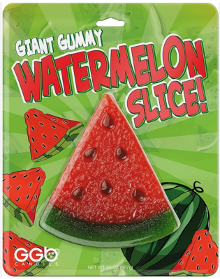 Giant Gummy Watermelon Blister Pack 20oz GGB Candy