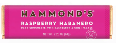 Hammond's Raspberry Habanero Chocolate Bar 64g