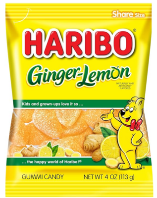 Haribo Ginger Lemon 4oz