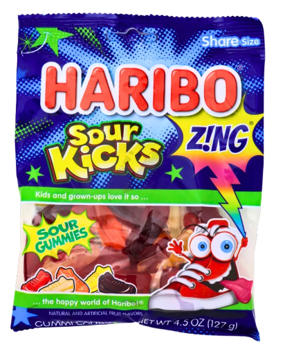 Haribo Zing Sour Kicks 127gr