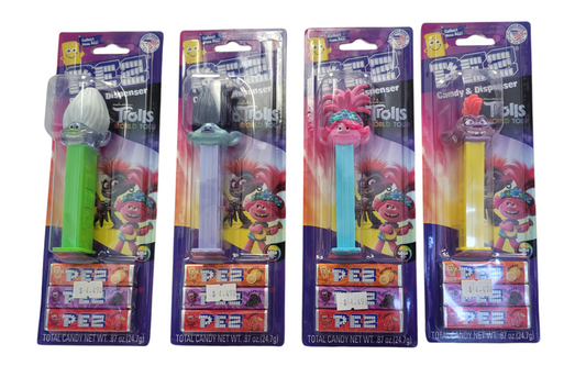 Pez Trolls World Tour