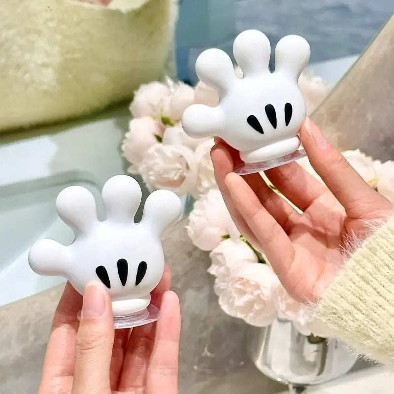 Mickey Toothbrush Holder and Multifunctional Traceless Suction Hooks for Bathroom Towel Hanging and Data Cable Home Furnishings