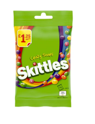 Skittles Crazy Sours UK