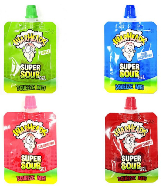 UK - Warheads Super Sour Squeeze Me Gel 20g