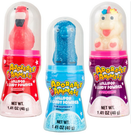 Koko's Adorable Animals Dip N' Lik Lollipop 1.41oz