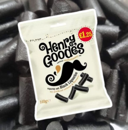 Candyland Henry Goode's Soft Licorice 140g