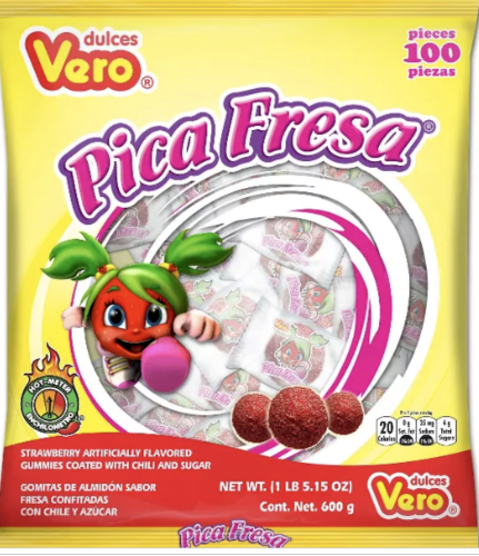 Vero Pica Fresa 100mcx 600g