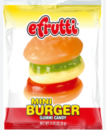 Efrutti Mini Burger 9g