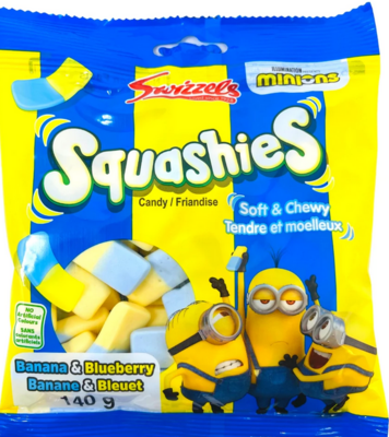 Squashies Minions Banane & Bleuet 110g