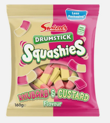 Squashies Rhubarb & Custard 131g