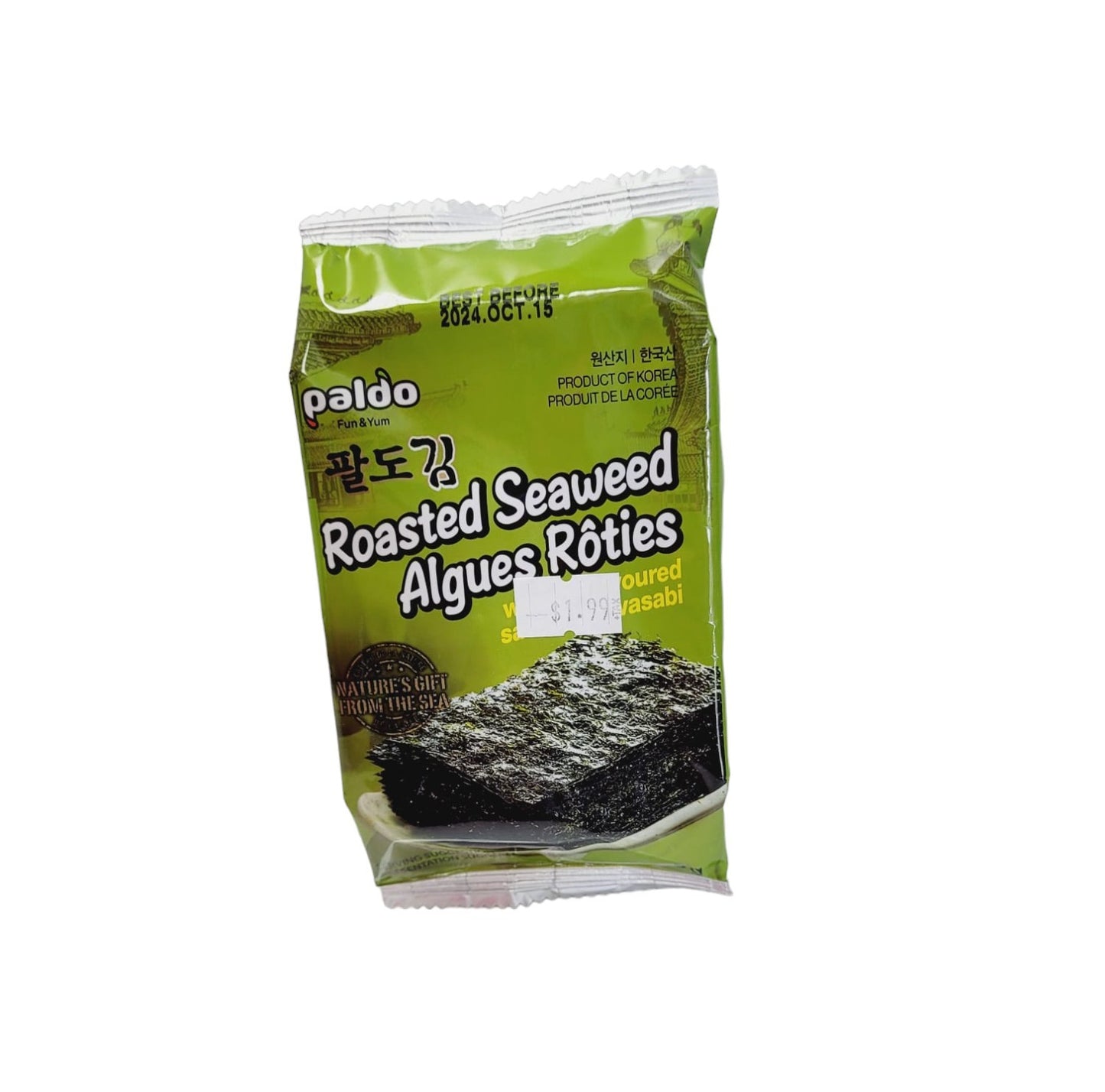 Paldo Roasted Seaweed Wasabi 5g