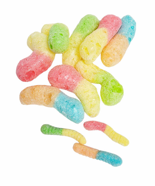 Lyophilisé Vers surettes Neons Freeze Dried (approx 50g)