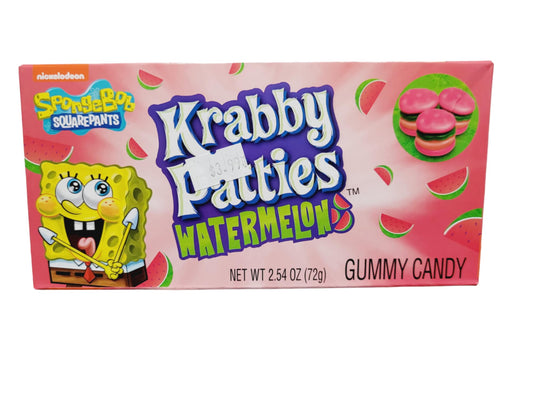 Theater Box - SpongeBob Krabby Patties - Watermelon 2.54oz