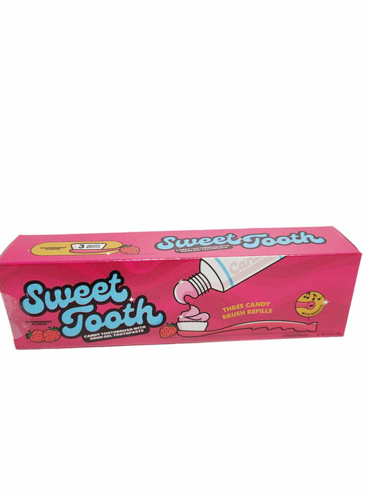 Sweet Tooth Candy Toothbrush Withe Sour Gel Toothpast 32g