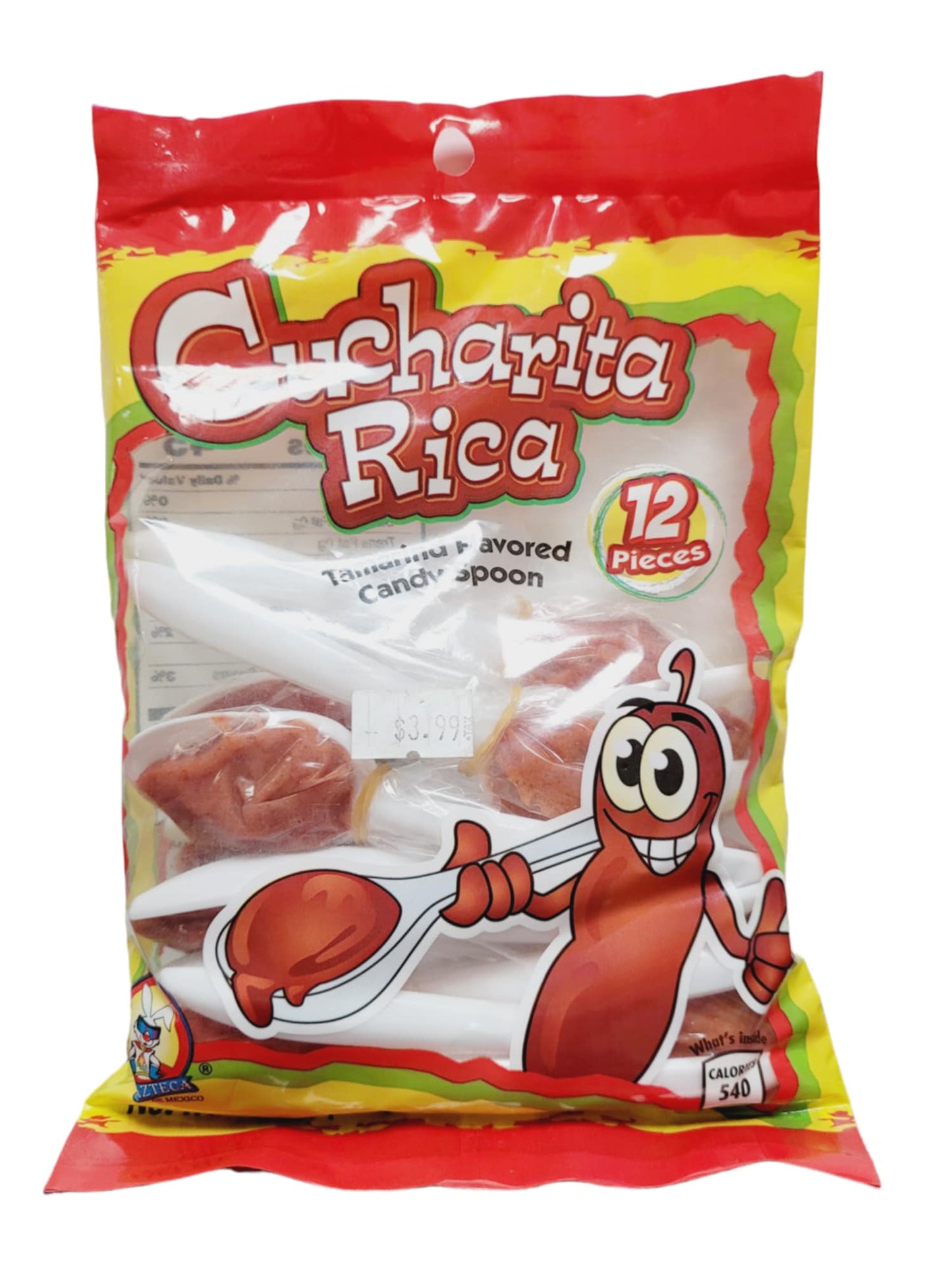 Cucharita RicaTamarindo Flavored Candy Spoon 120g