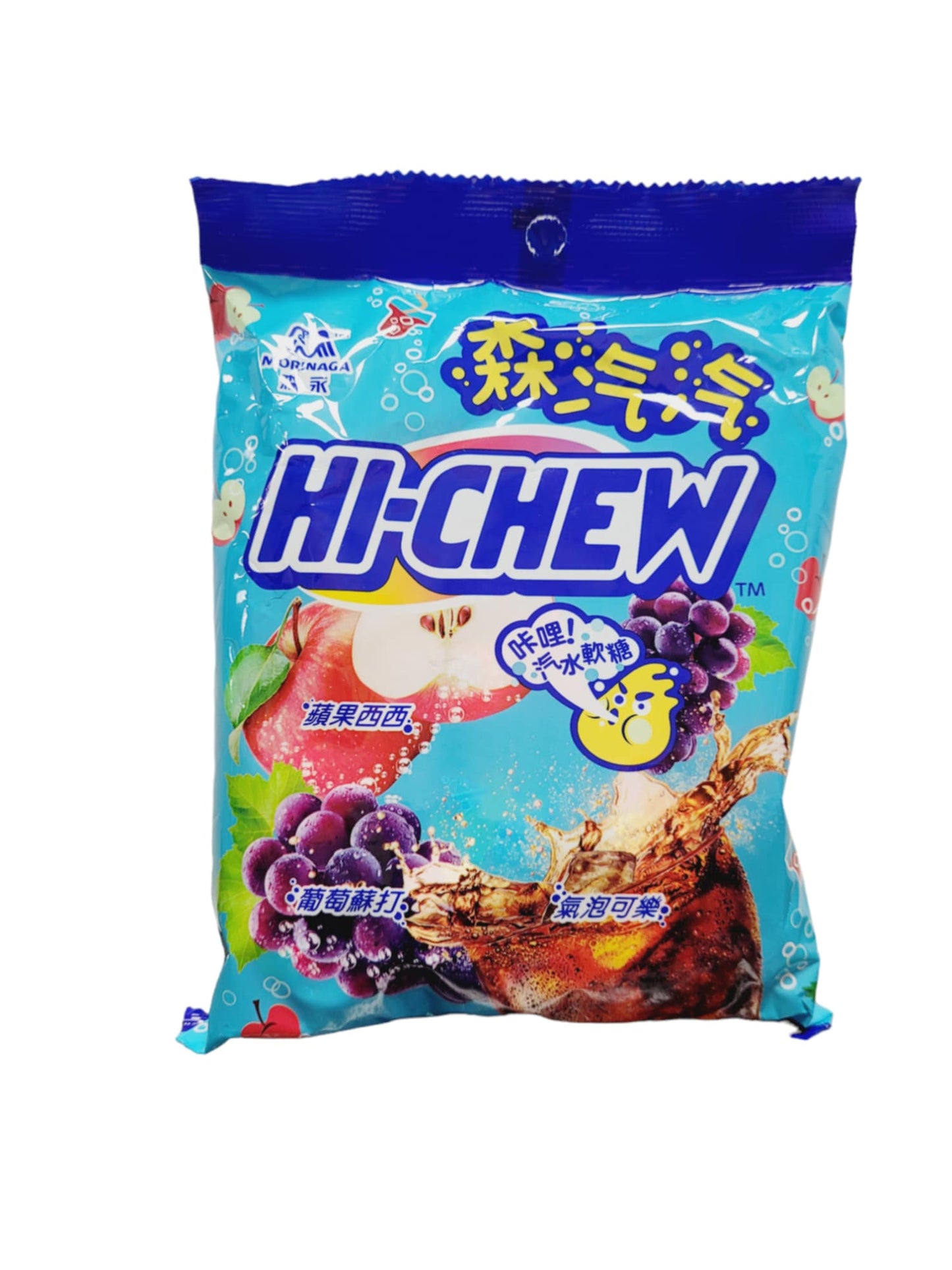 Hi-Chew (Apple Soda, Cola & Grape Soda) 110g