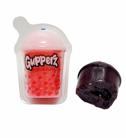 Gupperz Boba Tea Blast- gummy liquid filled popperz 72g