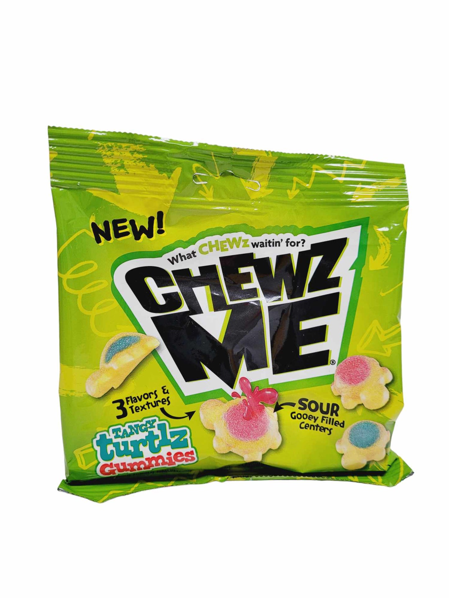 Colombina Chewz Me Tangy Turtlz Gummes 91g