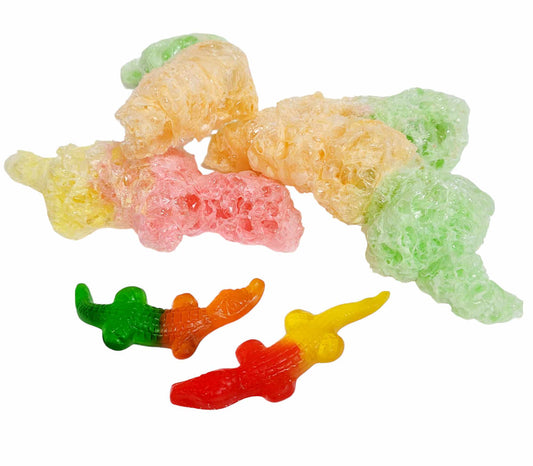 Lyophilisé Crocodile Jelée Freeze Dried petit (approx 50g)